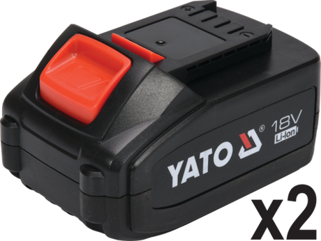 Polizor unghiular 125 mm 18v, cu 2 acumulatori Yato YT82828 – imagine 3