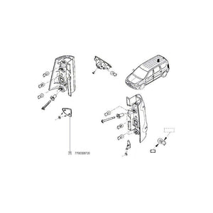 Catadioptru/ dr. Renault 7700308720