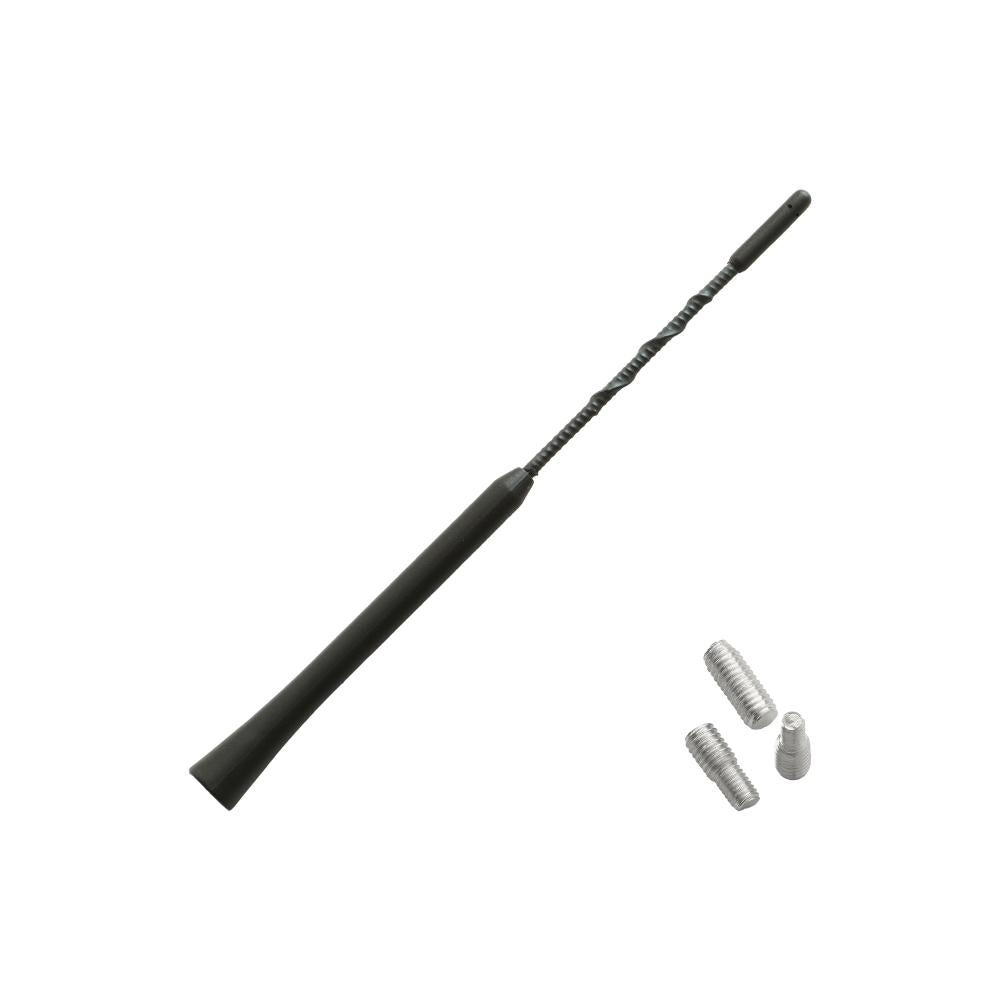 Antena auto exterior neagra 24CM cu 2 adaptoare (5-6MM) Mega Drive 06275