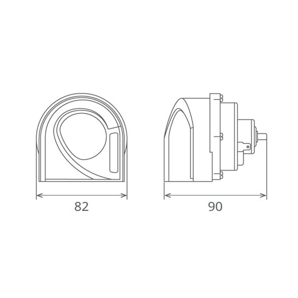 Set claxoane electromagnetice, tip melc, 24V 3A+3A ton inalt & jos, design light Seger 65GO24.100.02K