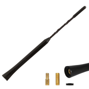 Antena auto exterior neagra 23CM cu 2 adaptoare (5-6MM) Alca 537200