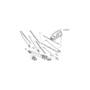 Brat stergator Renault 7701066444