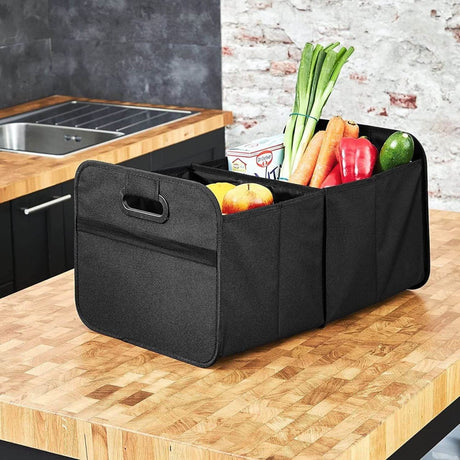 Organizator portbagaj pliabil, rezistent, spatios, negru Nigrin 10110R – imagine 3
