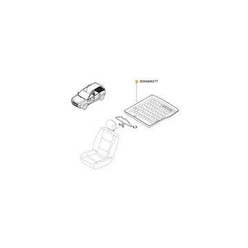 Tavita protectie portbagaj Duster 4X4 Renault 8201600177