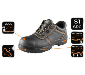 Pantofi din piele S1 SRC cu varf de otel, 42 Neo Tools 8216042 – imagine 6