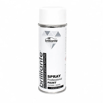 Vopsea spray alb pur lucios (ral 9010) 400ML Brilliante 01427