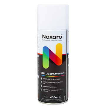Vopsea spray 450 ml Alb Boreal Noxaro NXVPS002