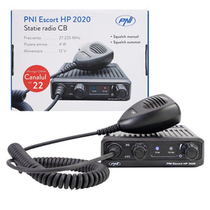Statie radio cb Pni escort HP 2020, cu un singur canal, 4W, fm, 12V, fara zgomot PNI-HP2020