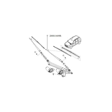 Brat stergator stg. fata Renault 288811609R