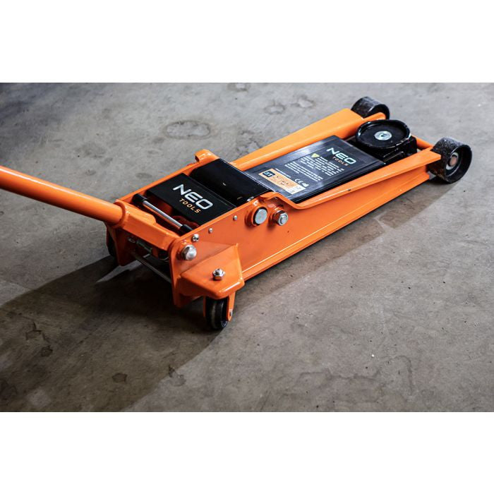 Cric de podea tip crocodil 3T 85 mm Neo Tools 11732 – imagine 4