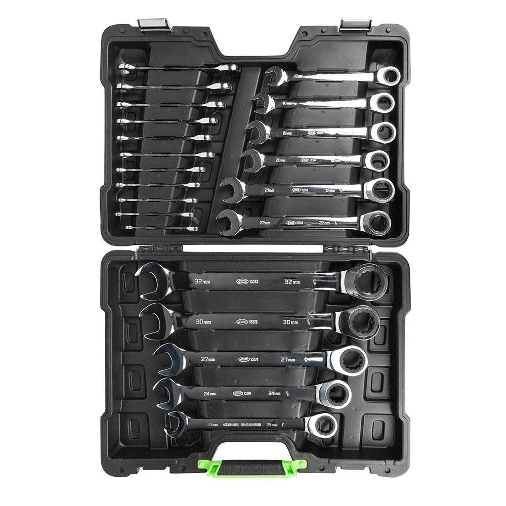 Set de 22 chei combinate cu ratchet JBM 54041