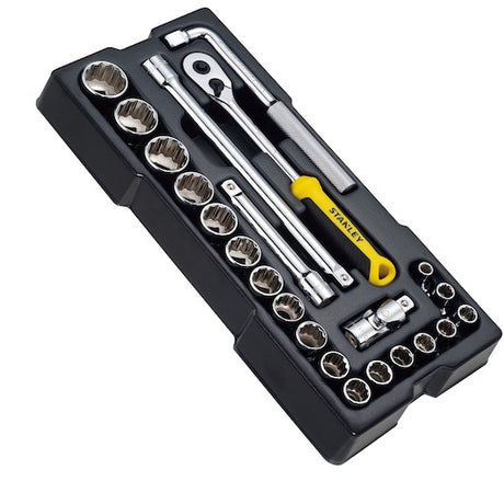 Modul de chei tubulare STANLEY® TRANSMODULE SYSTEM™ de 1/2 in., 12 puncte, 23 buc. STMT174726