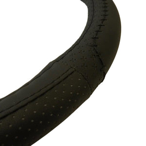 Husa volan piele ecologica negru 37- 39 cm Umbrella 101423