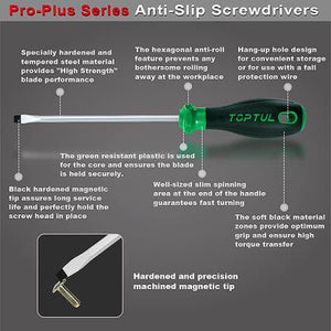 Set 6 piese surubelnite tip torx asortate seria pro Toptul GFE0604 – imagine 3