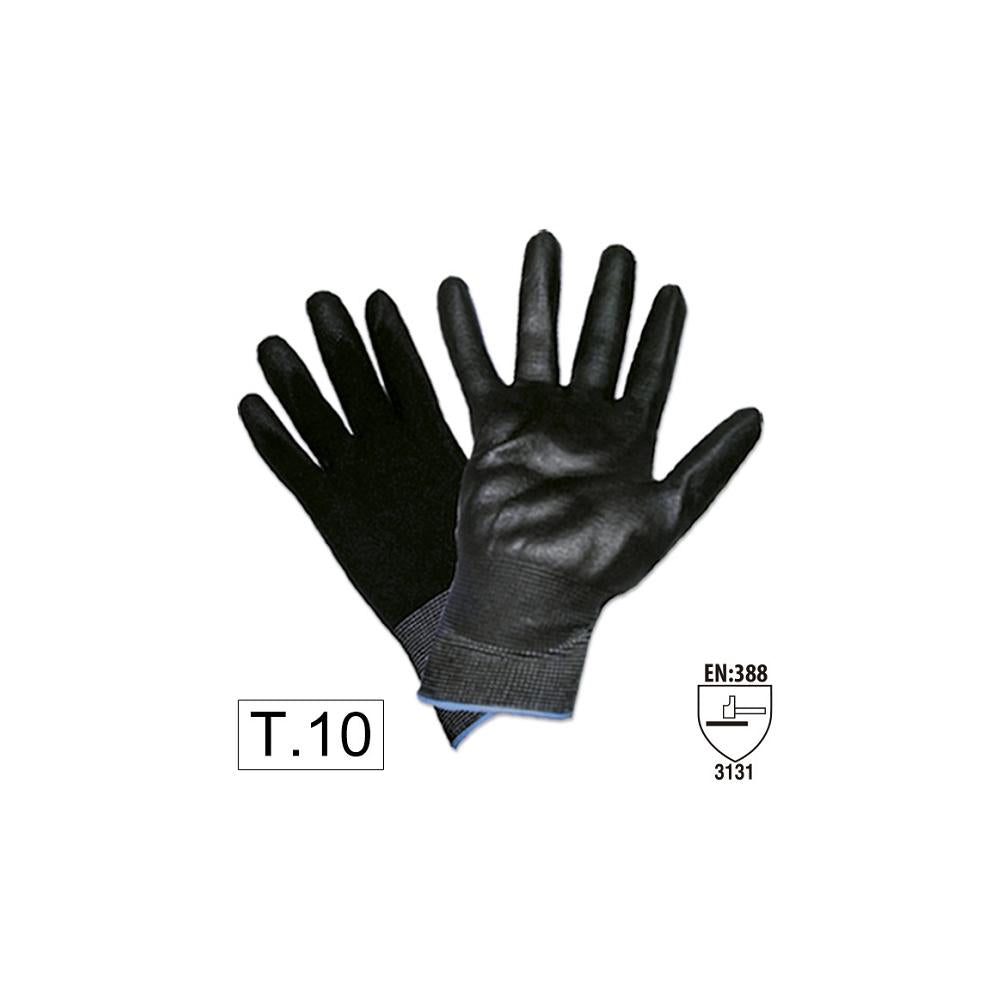 Manusi de lucru cu palma intarita de poliuretan T.10 Jbm 51636N