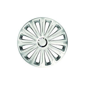 Set capace roti 14` cu inel cromat trend Mega Drive 78543