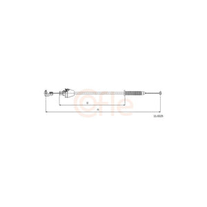 Cablu acceleratie Cofle 11.0225