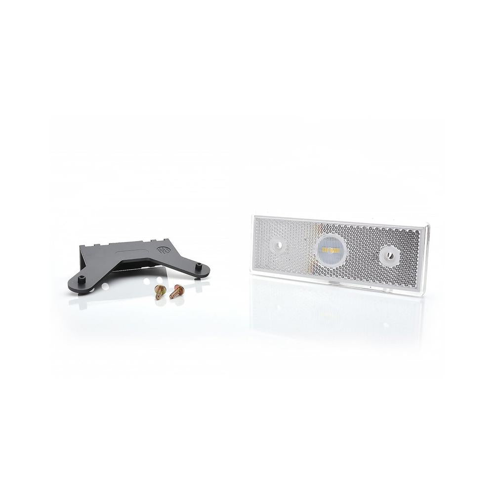 Lampa gabarit LED 1414 W201, 12V-24V, pozitie alb Was