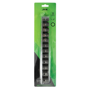 Set 12 tubulare impact 1/2` Jbm 53060