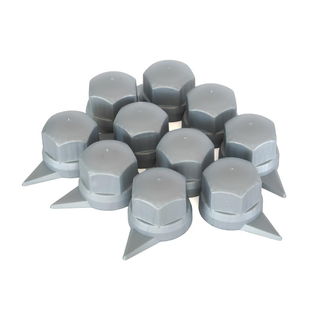 Set 10 bucati capac plastic pentru prezon roata cu indicator 33 mm gri 41 mm Mega Drive NN33S WS