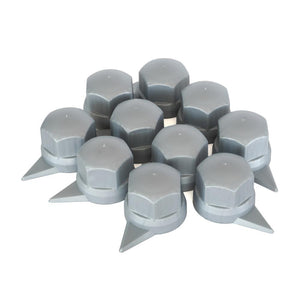 Set 10 bucati capac plastic pentru prezon roata cu indicator 33 mm gri 41 mm Mega Drive NN33S WS