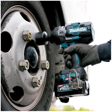 Masina de insurubat cu impact cu 2 acumulatori, Li-Ion, 40 V, 4 Ah, patrat 1/2 inch, 1700 Nm, M12-M36, valiza speciala Makita TW002GM201 – imagine 3