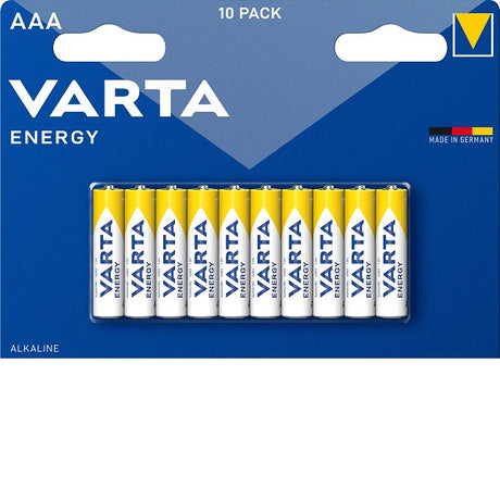 Baterie Varta Energy AAA - LR03 1.5V (Alcalina) 10 buc 4103229491