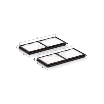 Set filtre habitaclu Mann-filter CU 23 001-2