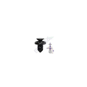 Clips fixare elemente exterioare pentru Honda 10X13.6MM negru set 5 buc Romix C60748 – imagine 2