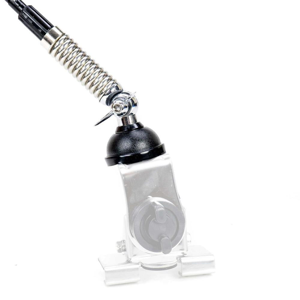 Antena cb Pni S60 cu fluture, lungime 59 cm, cu montura, cablu si mufa PL259, fibra de sticla PNI-S60CAB