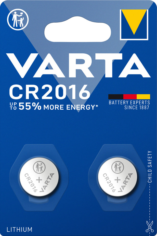 Baterie Varta Professional Electronics CR2016 3V • Set 2 buc 6016101402