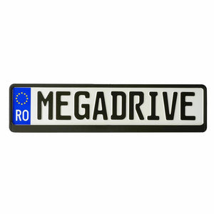 Suport numar inmatriculare Mega Drive rigleta tip 1. 1BUC 67359