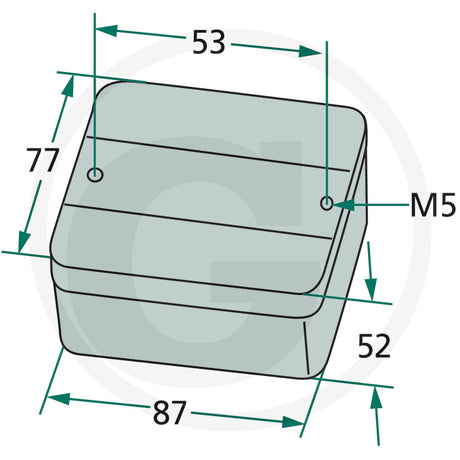 Far ceata unghiular Granit 12V pentru utilaje 20700015