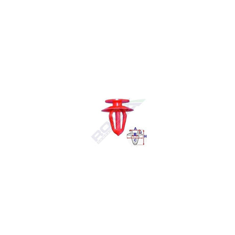 Clips tapiterie pentru Opel - rosu set 10 buc Romix 603012
