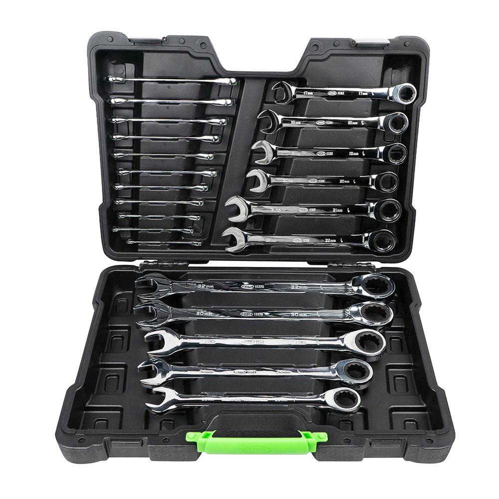 Set de 22 chei combinate cu ratchet JBM 54041