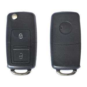 Carcasa cheie contact pentru Volkswagen jetta / passat (B5-B6-B7) / polo / scirocco / tiguan, 2 butoane, cu cheie Akonen 004VW002