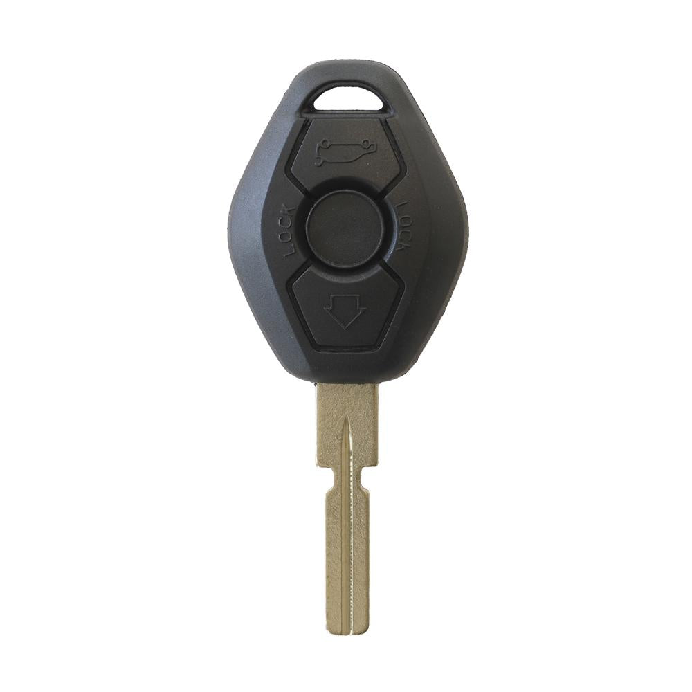 Carcasa cheie contact pentru Bmw series 3 (E36-E46) / X3 (E83) / Z3 / X5 (E53) / series 7 (E38) 3 butoane, cu cheie Akonen 004BM010
