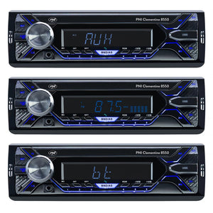 Radio MP3 player auto Pni clementine 8550BT, fata detasabila, 4X45W, 12V, 1 din, cu sd, USB, aux, rca PNI-MP3-8550