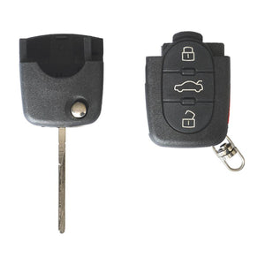 Carcasa cheie contact pentru Skoda fabia / octavia, 3+1 butoane, cu cheie Akonen 004VW018
