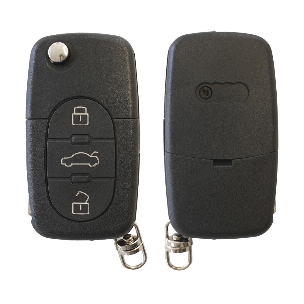 Carcasa cheie contact pentru Audi A3 / A6 / A8, 3 butoane, cu cheie Akonen 004AD010