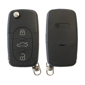 Carcasa cheie contact pentru Audi A3 / A6 / A8, 3 butoane, cu cheie Akonen 004AD010
