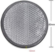 Catadioptru rotund autoadeziv 60mm Alb Runkit RKDI09