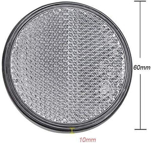 Catadioptru rotund autoadeziv 60mm Alb Runkit RKDI09