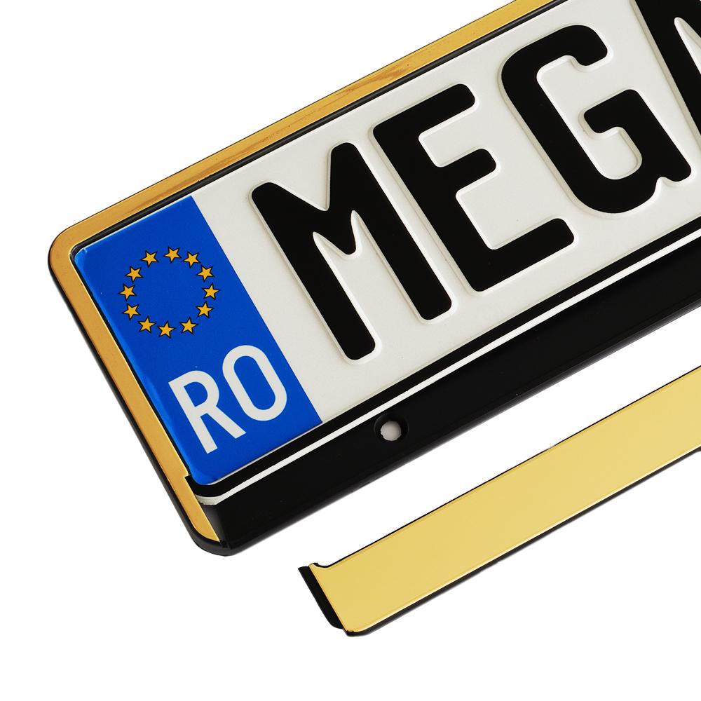Suport numar inmatriculare Mega Drive gold 1 buc 45188
