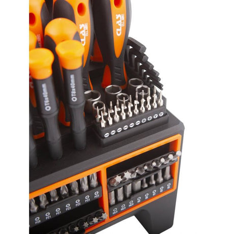 Set șurubelniță + bituri (114 bucăți) Clas OS1030BL – imagine 2