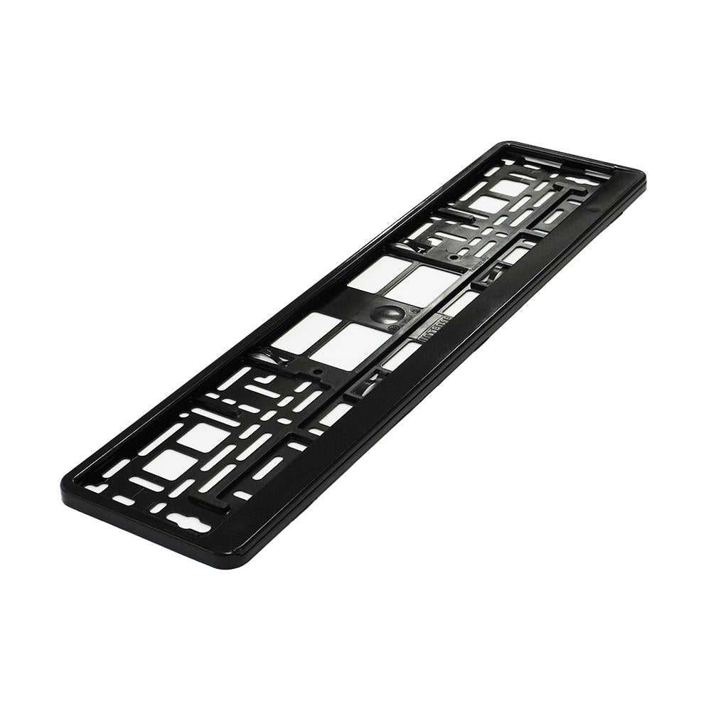 Suport numar inmatriculare Mega Drive metalizat negru 1 buc 45181