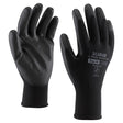 Manusi poliester,imersate partial in PU Set 2 buc Unigloves 10FLEXYBLACK