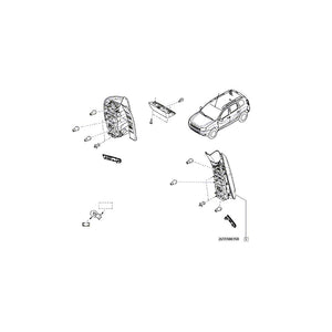 Lampa spate stg. Duster ->2013 Renault 265550035R
