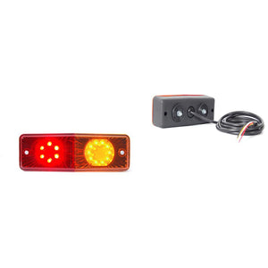 Lampa multifunctionala spate LED 487WO72UD, 12V-24V, semnalizare / stop / pozitie Was
