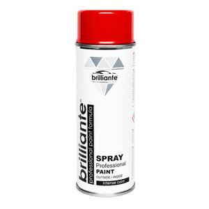 Vopsea spray rosu foc lucios RAL 3000 400ml Brilliante 01444